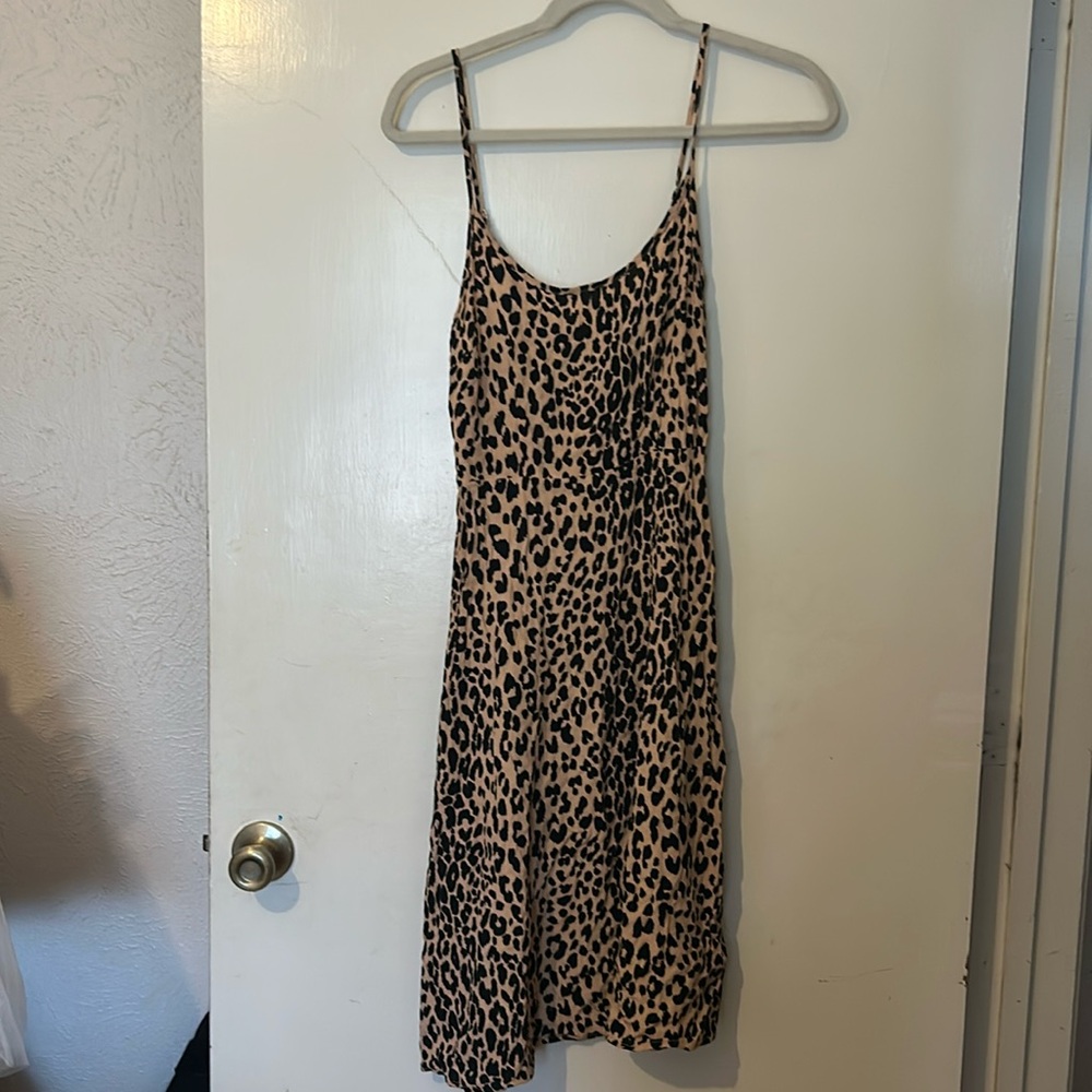 Leopard print dress